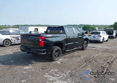 2021 Chevrolet Silverado 1500 4Wd Short Bed Custom Trail Boss/4Wd Standard Bed Custom Trail Boss from USA, damaged, VIN 1GCPYCEF0MZ259420